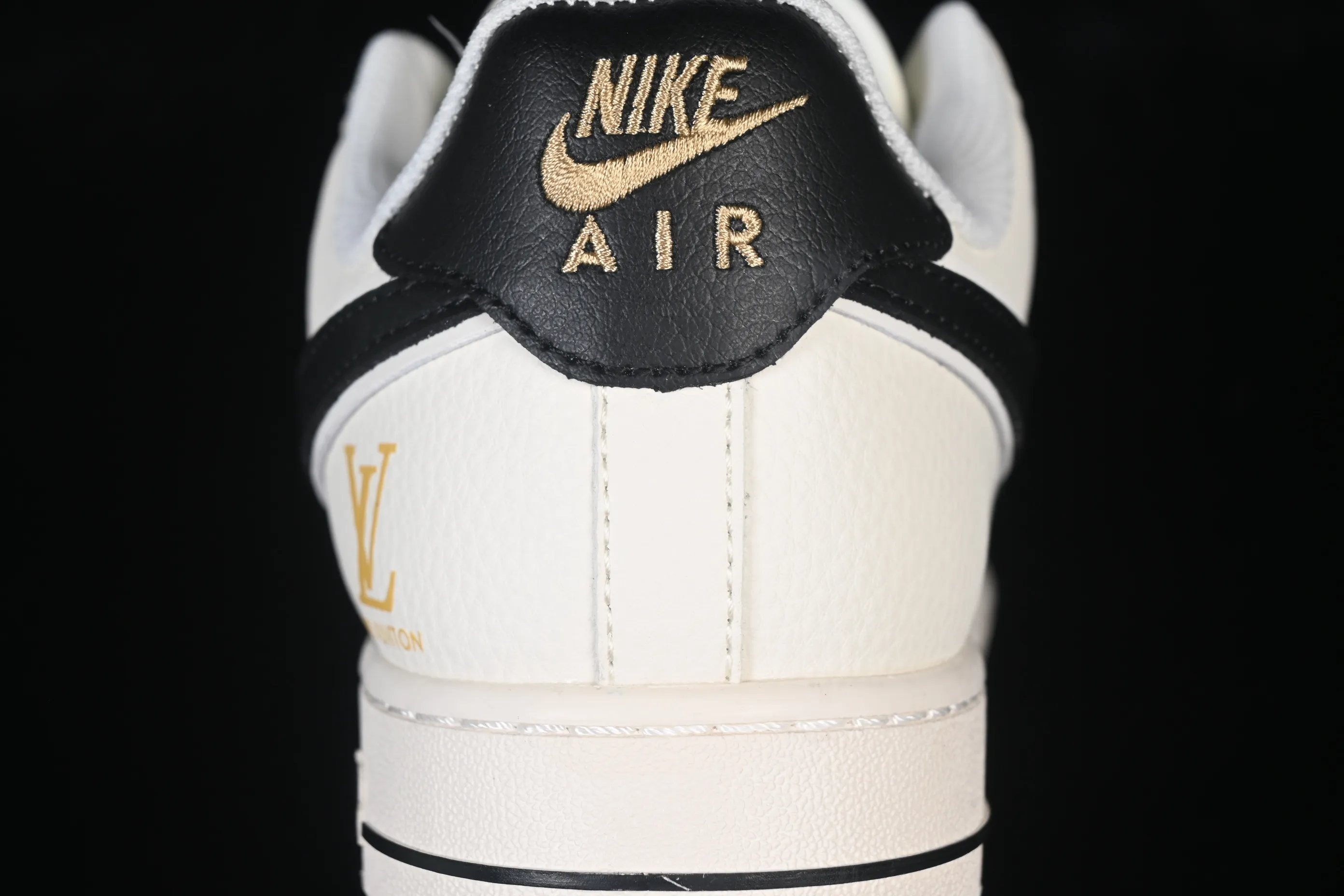 All categories Nk Air Force 1 Air Force series Nk Air Force 1 Low Air Force low-top Nike Air Force 1'07 Low LV joint black and white gold Air Force 1 low-top casual sneakers XX3168-158